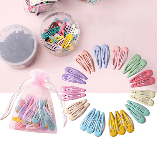 Bunte Haarclips für kleine Prinzessinnen – süß, verspielt und voller Farbe 🌈✨