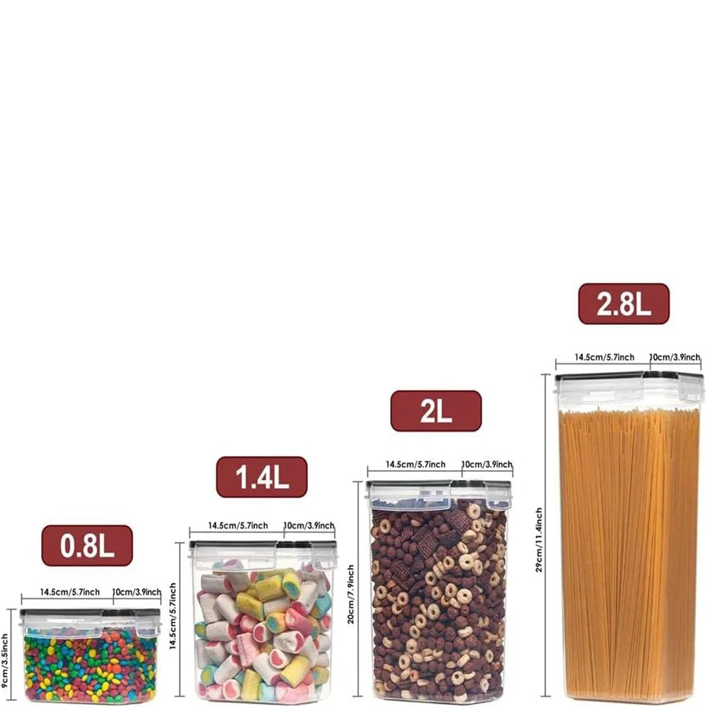 Lebensmittelbehälter-Set „FreshLock“ – Frische neu definiert Maximale Ordnung.