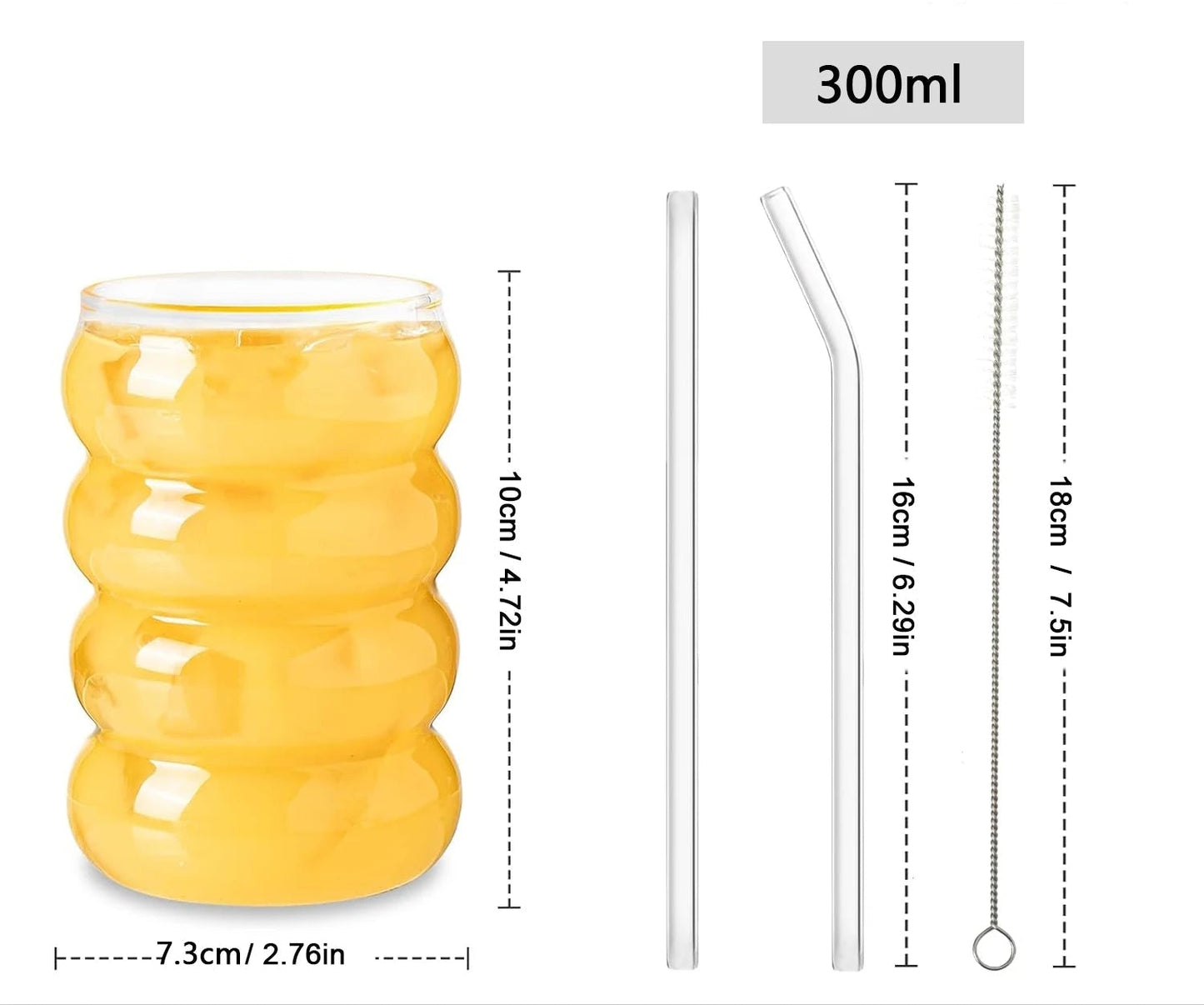 4-teiliges Set kreativer Gläser