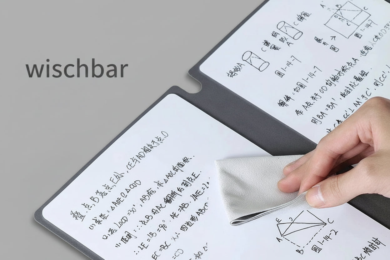 Das A5 wiederverwendbare Whiteboard-Notizbuch, das Planung, Organisation und Nachhaltigkeit vereint