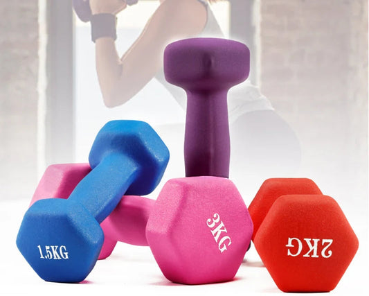 Damen Fitness-Hantel – Sechseckig &amp; Rutschfest für dein effektives Workout